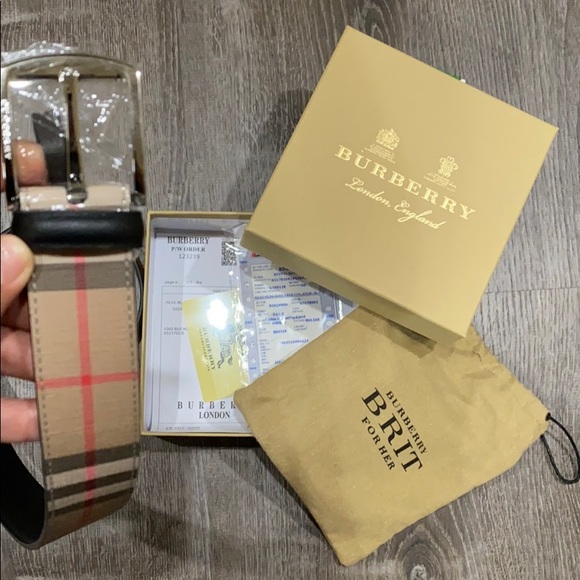 Burberry Accessories - Brand New Womens Belt